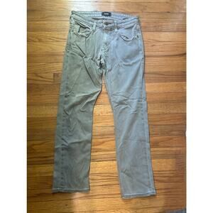 Paige Federal Straight Leg Jeans – Green, Classic Fit, Size 29